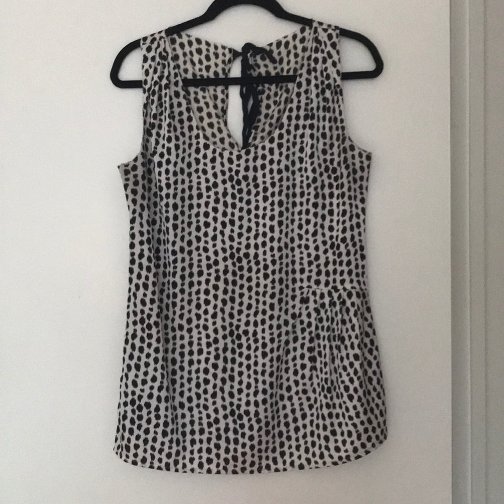 Ann Taylor Black & White Blouse